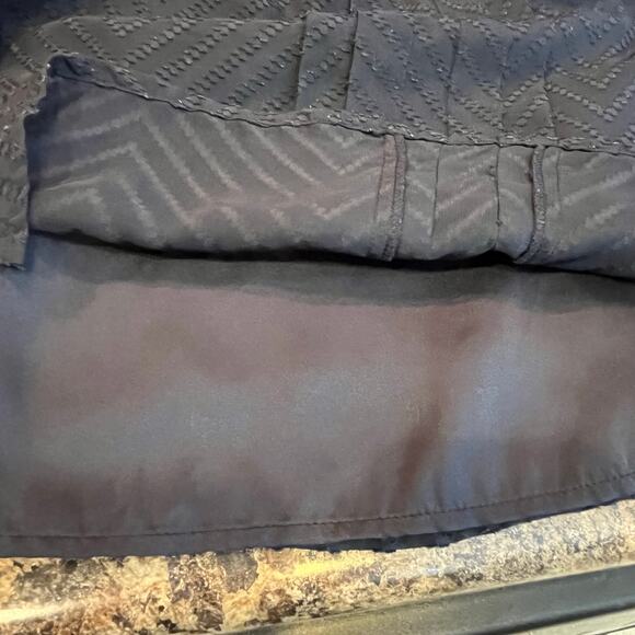 Maeve x Anthropologie Blue Ruffle Pleated Sleeveless Shirt Size 0 - Picture 6 of 10